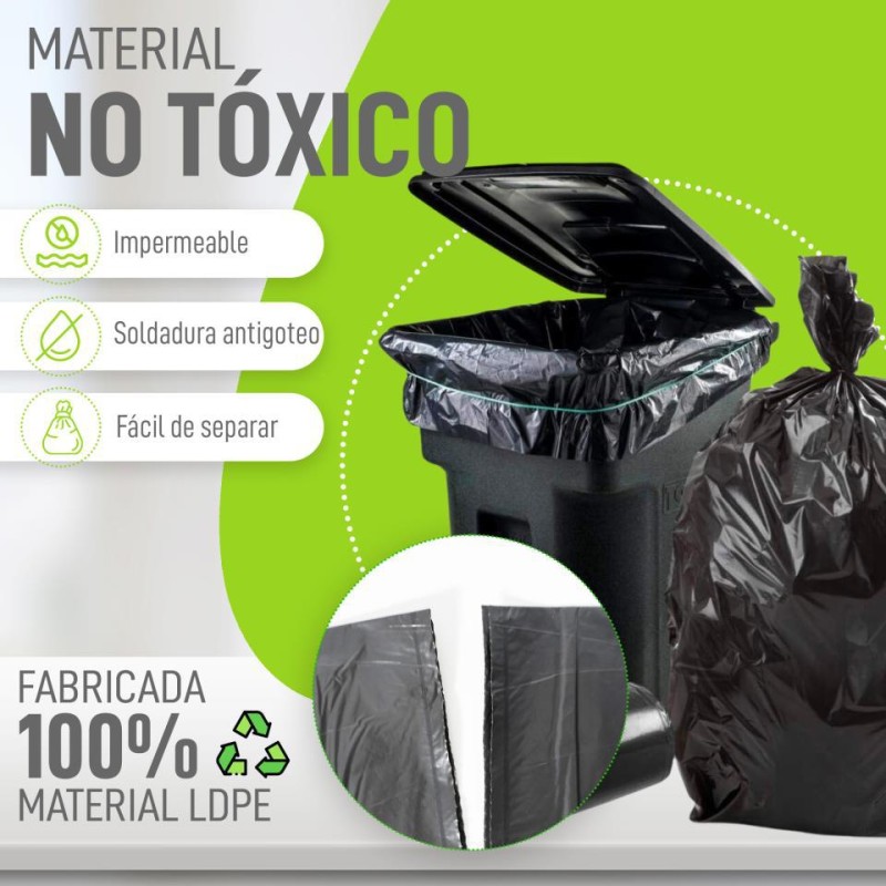 B  BASURA 85X105 G-140 10 UNID 30ROLLOS/C STRONG 