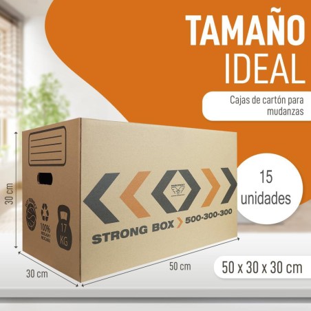 CAJA MUDANZA MARCPRINT 50X30X30 15 UNID/P