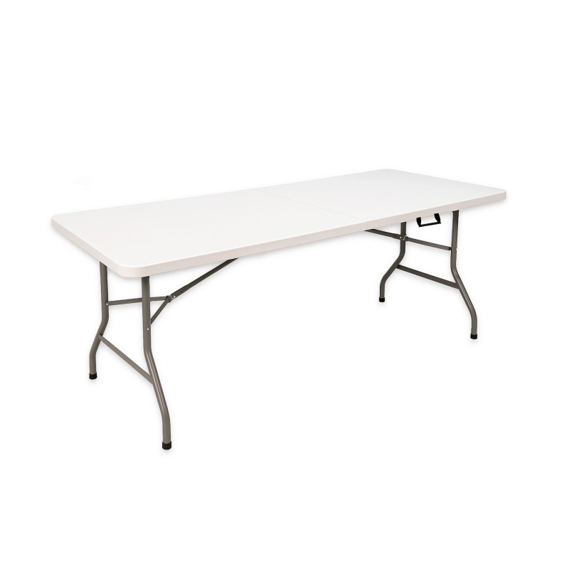 MESA PLEGABLE 180X70X74  BLANCA