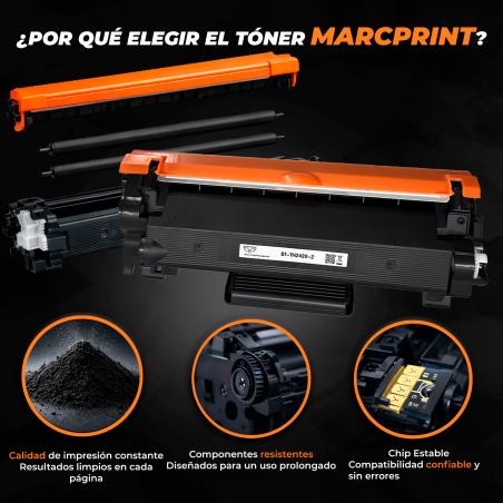 Brother TN2420 tóner compatible pack 2 unidades