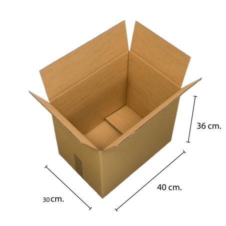 CAJA DE CARTÓN MOD4: 290x410x360 mm. 20 ud./pack